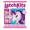 LatchKits Latch Hook Kits for Kids – Kids Crafts, Arts and Crafts, Yarn Art, Wall Hanging & Mini-Rugs, Craft Supplies, Pre-Cut Yarm, Easy Pattern, Hook Included, Arts & Craft, Ages 6+, Unicorn